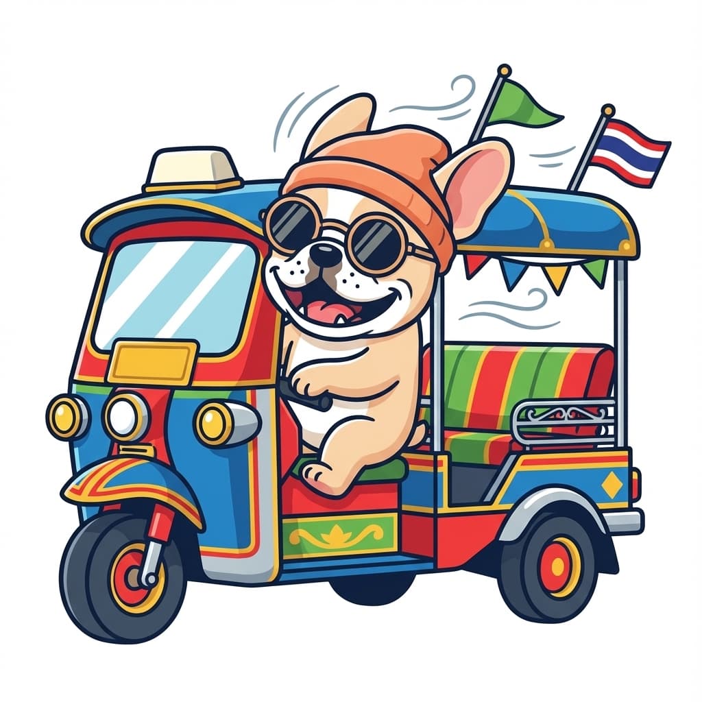 Nomad Dog Riding TukTuk
