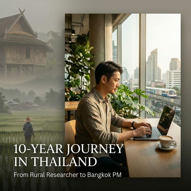 【タイ移住】30代・職歴なしから海外企業PMへ。在住10年のリアル
