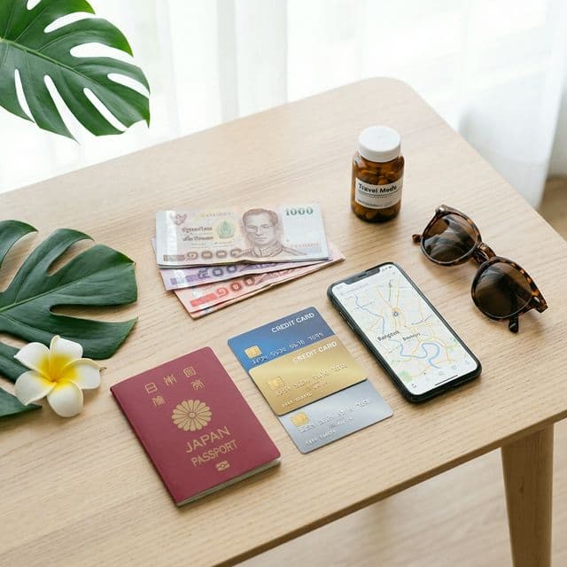 【2026年版】タイ移住の必需品リスト｜日本から持っていくべき物・現地調達でOKな物